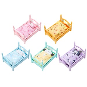 [산리오] 미니어처 컬렉션 시리즈 침대 마이멜로디 시나모롤 폼폼푸린 포챠코 포차코 쿠로미